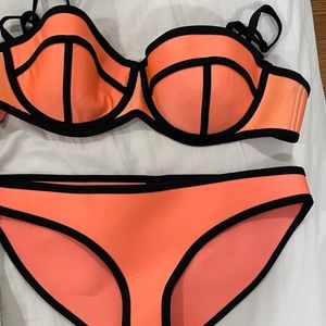 Orange Triangl swim